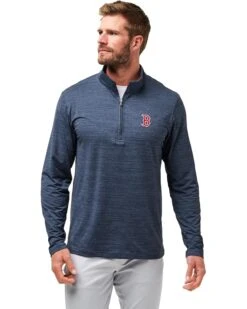 TravisMathew Boston Red Sox The Heater 1/4 Zip | Hoodies & Sweatshirts