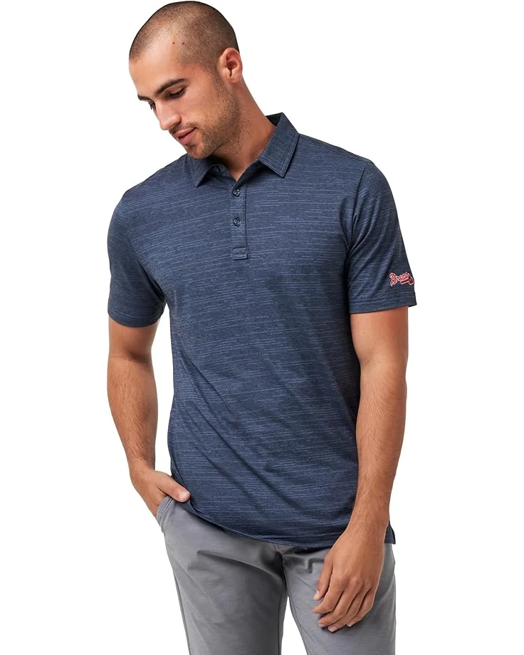 TravisMathew Atlanta Braves The Heater Polo | Shirts & Tops 3 TravisMathew Atlanta Braves The Heater Polo | Shirts & Tops